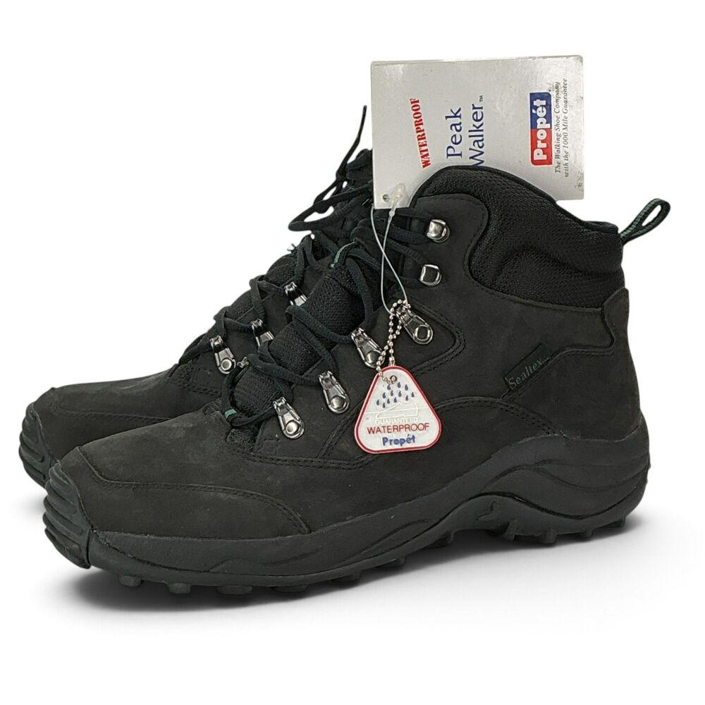 Propet Womens Peak Walker Waterproof Leather Hiking Boots Size 9.5 2E Extra Wide